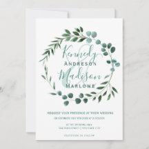 Elegante Eucalyptus Boda Ampersand