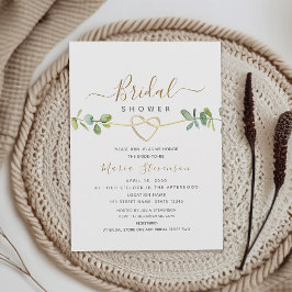 Invitación Elegante Eucalyptus Bridal Shower