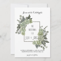 Elegante Eucalyptus Green Frame Silver