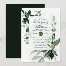 Elegante Eucalyptus Greenery Airy Boda Rústico En