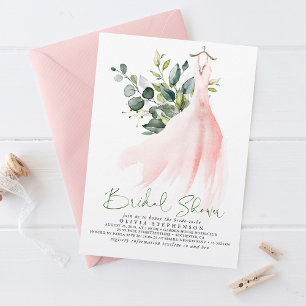 Invitación Elegante Eucalyptus Greenery Bridal Shower