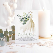 Elegante Eucalyptus Greenery Bridal Shower