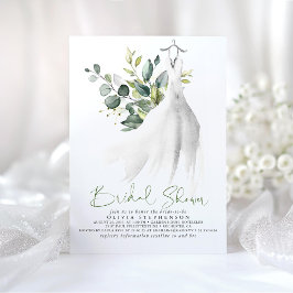 Invitación Elegante Eucalyptus Greenery Bridal Shower