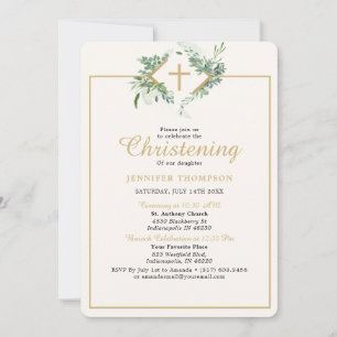 Invitación Elegante Eucalyptus Veregeneración Navidad