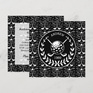 Invitación Elegante evento de golf