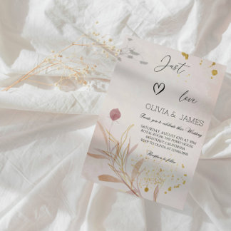 Invitación Elegante Fiesta Botánico Bridal Shower