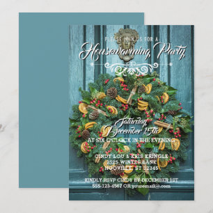 Invitación Elegante Fiesta cálido de invierno de invierno de 