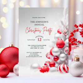 Invitación Elegante Fiesta corporativo de la Casa de Navidade