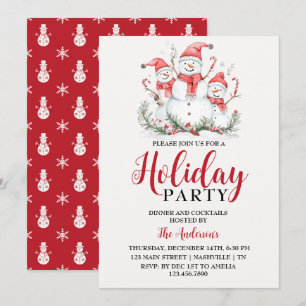Invitación Elegante Fiesta de Acuarela