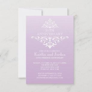 Invitación Elegante Fiesta de Aniversario con Florecimiento d
