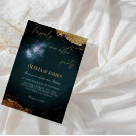 Invitación Elegante fiesta de bodas "Feliz siempre después de