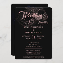 Invitación Elegante fiesta de bodas nocturnas