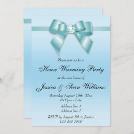 Invitación Elegante Fiesta de Calentamiento de Casa de Vestid