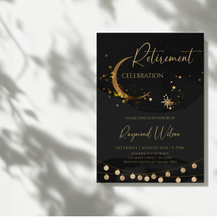 Invitación Elegante Fiesta de Celebración de Jubilación