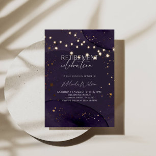 Invitación Elegante Fiesta de Celebración de Jubilación