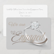 Elegante fiesta de compromiso “Estamos comprometid