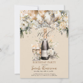 Invitación Elegante fiesta de cumpleaños 70 de sorpresa