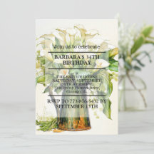 Elegante fiesta de cumpleaños de Calla Lily