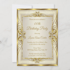Invitación Elegante fiesta de cumpleaños de la foto de la cre