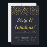 Invitación Elegante fiesta de cumpleaños de las estrellas de<br><div class="desc">Elegante,  personalizado personalizado violeta / púrpura cualquier edad invitaciones para fiestas de cumpleaños para adultos con confeti de estrellas de oro. Para una mayor personalización,  haga clic en el botón "Personalizar" y utilice nuestra herramienta de diseño para modificar esta plantilla.</div>