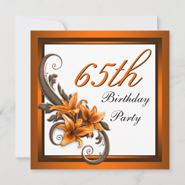 Invitación Elegante fiesta de cumpleaños del Tigre Negro y Na (Anverso)