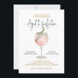 Invitación Elegante Fiesta de cumpleaños número 40, mayor a p<br><div class="desc">Celebra con estilo nuestra invitación a la fiesta de cumpleaños número 40. Con un hermoso diseño acuático con un sofisticado ilustracion de cócteles, esta invitación al personalizable es perfecta para añadir un toque de elegancia a su celebración de hitos. Personalice los detalles de su evento e impresione a sus invitados...</div>