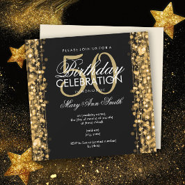 Invitación Elegante fiesta de cumpleaños número 50 desvela or