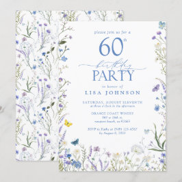 Invitación Elegante fiesta de cumpleaños número 60 de Adultos