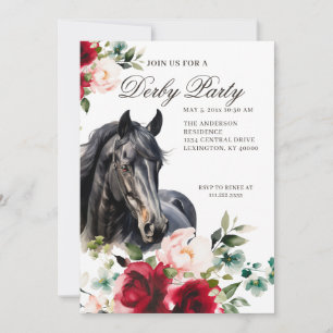Invitación Elegante fiesta de Derby 