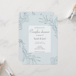 Invitación Elegante Fiesta de Despedida de Soltera Boho Flor 