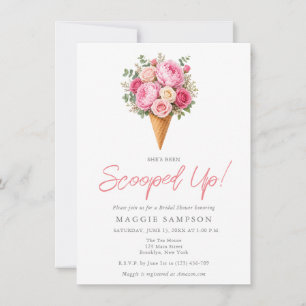 Invitación Elegante Fiesta de Despedida de Soltera Boho Flora