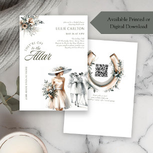Invitación Elegante Fiesta de Despedida de Soltera Chic Derby