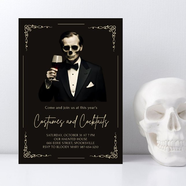 Invitación Elegante Fiesta de disfraces de Halloween (Subido por el creador)