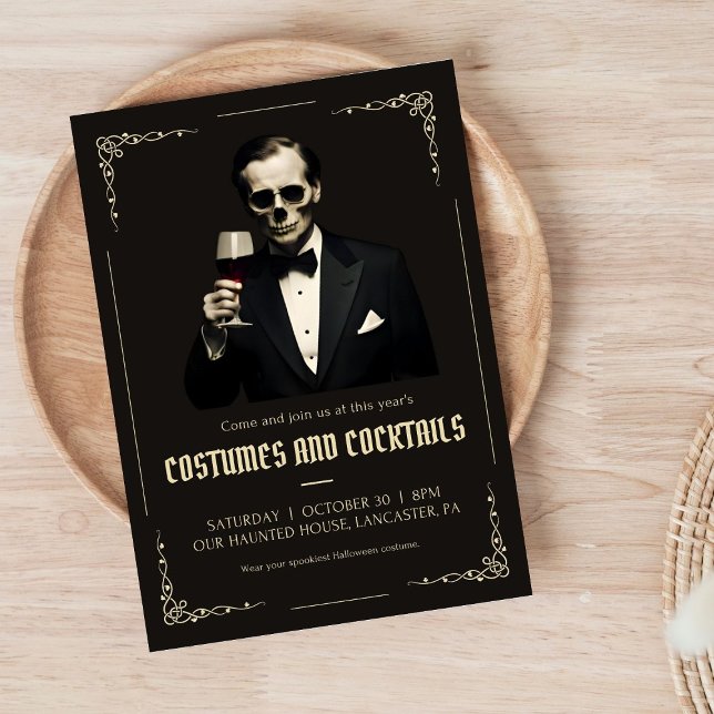 Invitación Elegante Fiesta de disfraces de Halloween (Subido por el creador)