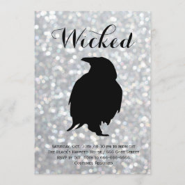 Invitación Elegante Fiesta de disfraces de Halloween - Raven