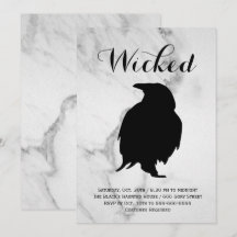 Elegante Fiesta de disfraz de mármol de Halloween