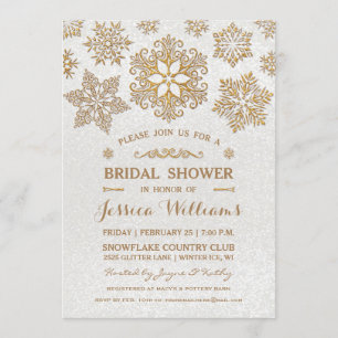 Invitación Elegante fiesta de ducha de novias con copas de ni