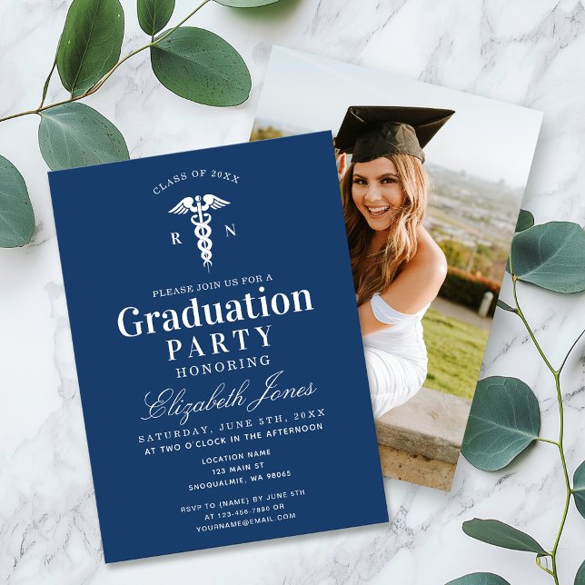 Invitación Elegante fiesta de graduación de estudiantes de me (Subido por el creador)