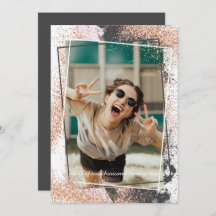 Elegante fiesta de graduación de oro Rosa