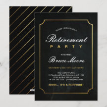 Elegante Fiesta de Jubilación de Sorpresa de Oro s