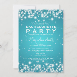 Invitación Elegante fiesta de la bachillerato de invierno esp