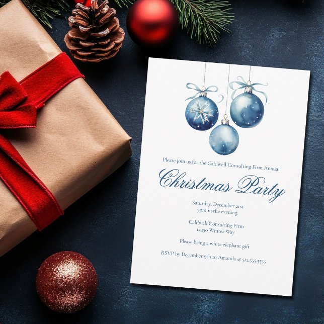 Invitación Elegante Fiesta de la Compañía de Ornamentos de Na (Subido por el creador)