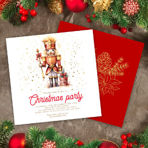 Invitación Elegante Fiesta de los Navidades de los cazatalent