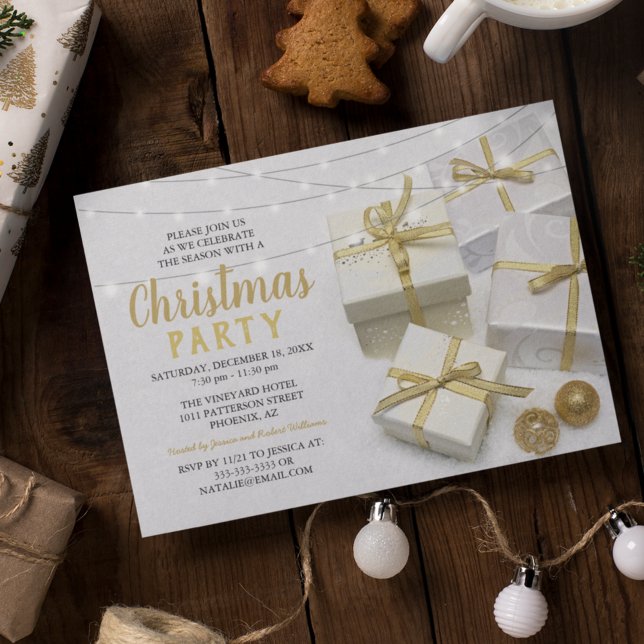Invitación Elegante Fiesta de Navidades corporativos (Subido por el creador)