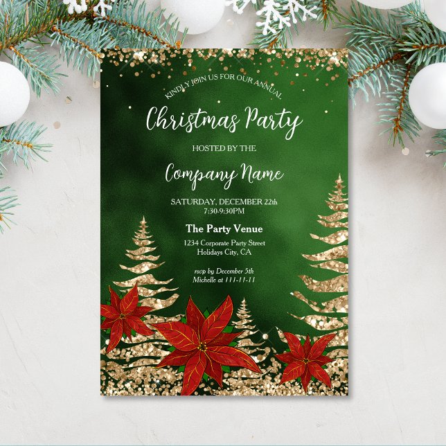 Invitación Elegante Fiesta de Navidades corporativos Purpurin (Subido por el creador)