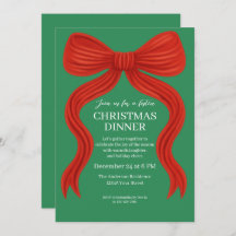 Elegante Fiesta de Navidades de oso rojo -