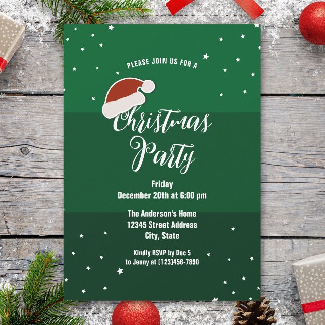 Invitación Elegante Fiesta de Navidades de vacaciones (Subido por el creador)