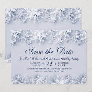 Invitación Elegante Fiesta de Navidades de vacaciones con cop