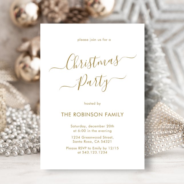 Invitación Elegante Fiesta de Navidades de vacaciones de cali (Subido por el creador)