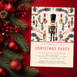 Invitación Elegante Fiesta de Navidades Modernos Nutcracker